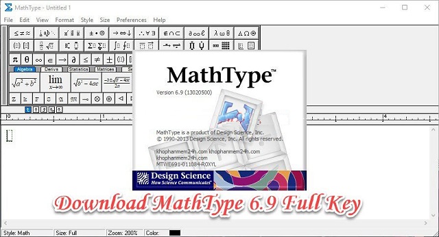 download mathtype 6.9 full crack